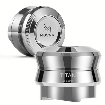 MUVNA 58.35mm Espresso Gravity Distributor Tool, Fully Stainless Steel