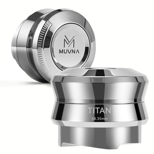 MUVNA 58.35mm Espresso Gravity Distributor Tool, Fully Stainless Steel