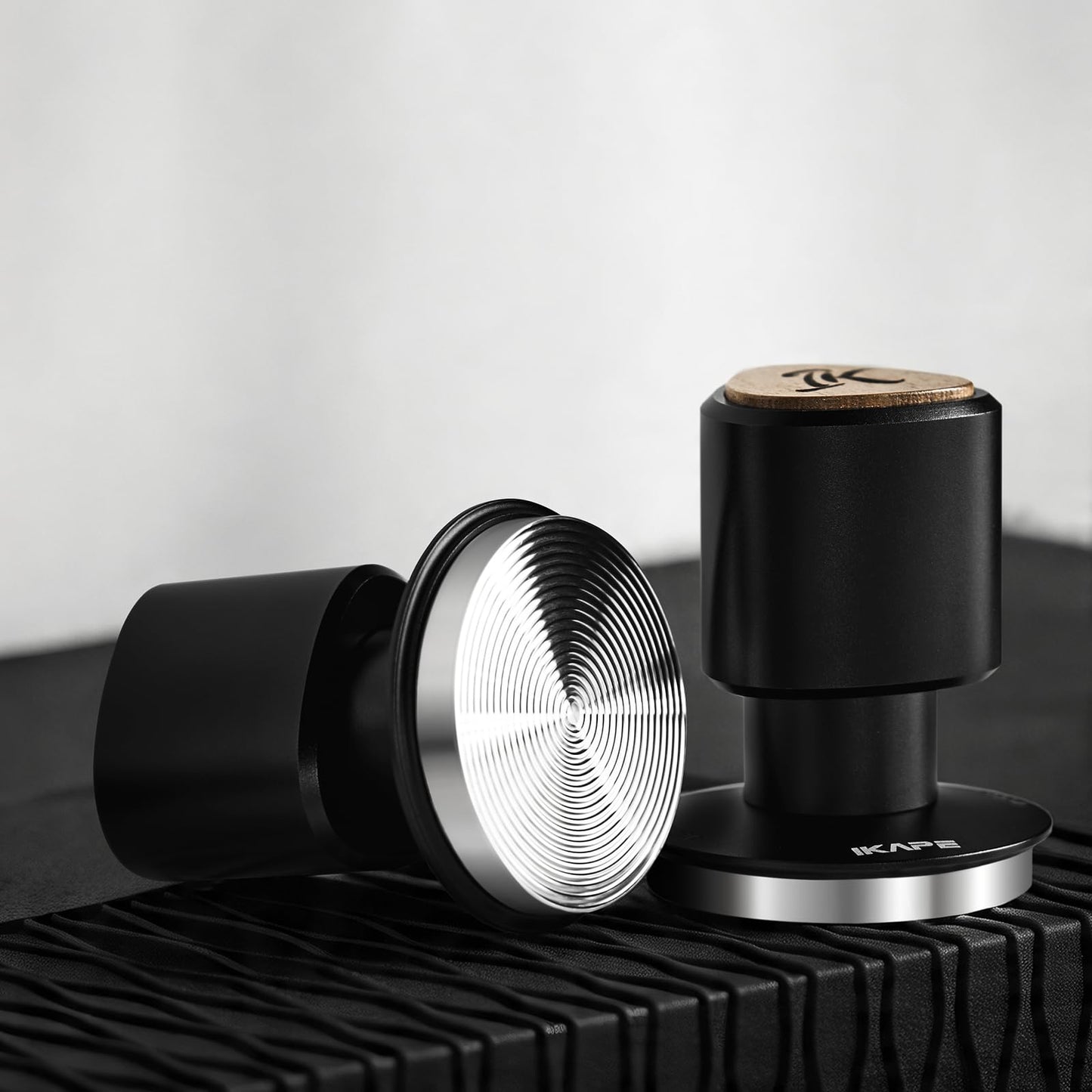 IKAPE Espresso Tamper,51mm V4 Impact Coffee Tamper with Sound Feedback, Features 15lb/30lb Interchangeable Springs,Tamper with Triple-Spring System, Fits 51mm Portafilters