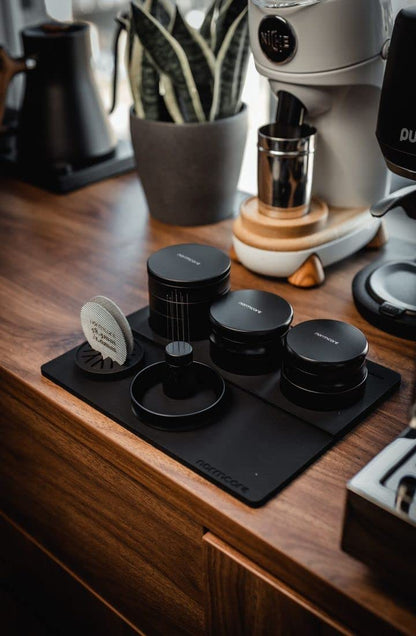 Normcore Espresso Tamping Station, Espresso Tamping Mat, Coffee Tamper Mat, Espresso Accessories Tool for Baristas, Food Grade Non-Slip Silicone, 9.5 Inch x 7.5 Inch