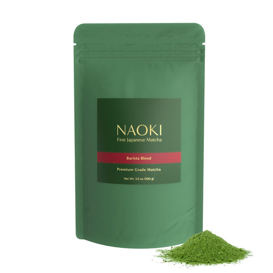 Naoki Matcha Barista Blend Premium Grade Matcha, 100g/3.5oz