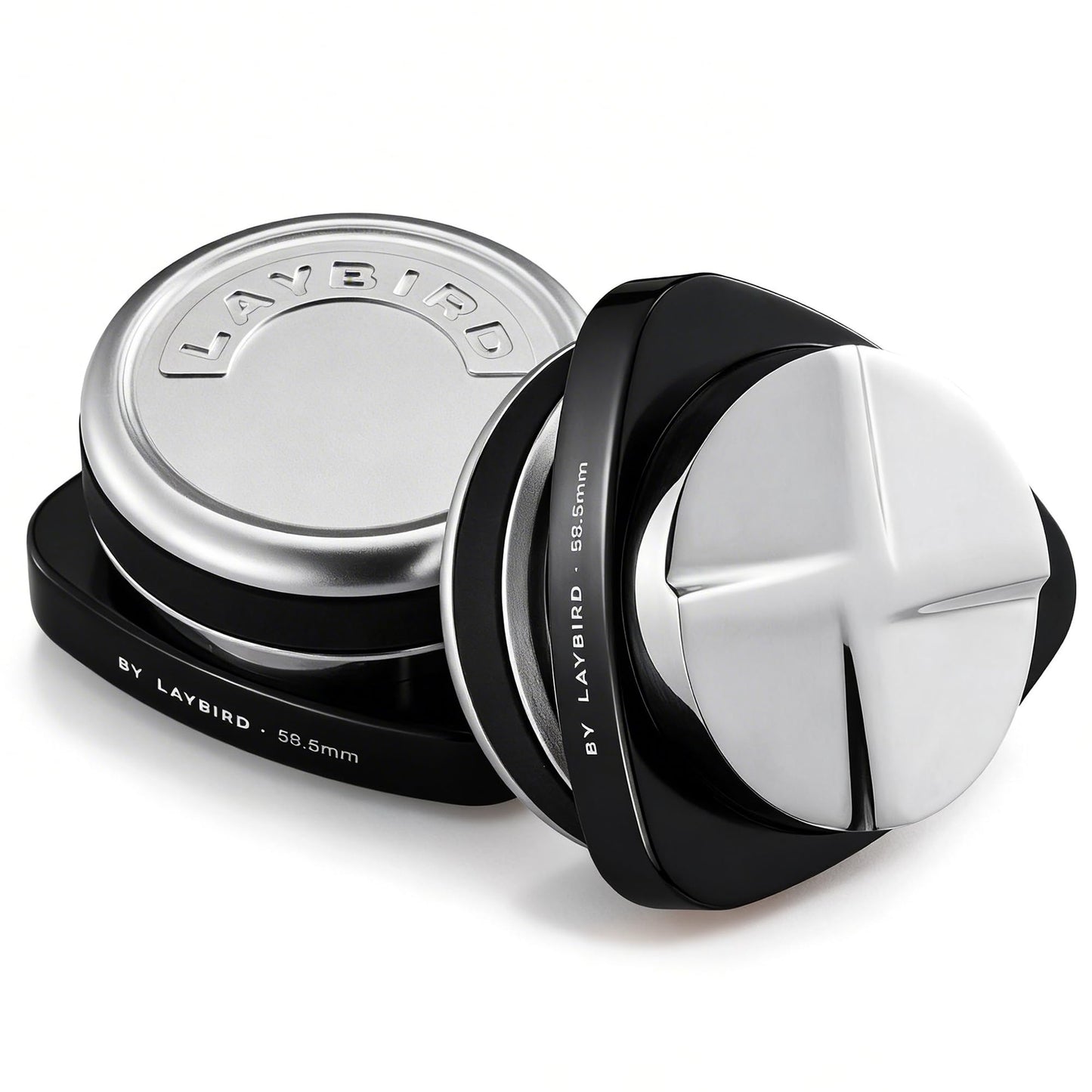 LAYBIRD TriSpin Espresso Distributor, Fits 53.3mm & 54mm, Gravity-Assisted