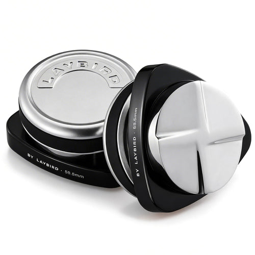 LAYBIRD TriSpin Espresso Distributor, Fits 53.3mm & 54mm, Gravity-Assisted