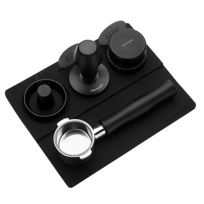 Normcore Espresso Tamping Station, Espresso Tamping Mat, Coffee Tamper Mat, Espresso Accessories Tool for Baristas, Food Grade Non-Slip Silicone, 9.5 Inch x 7.5 Inch