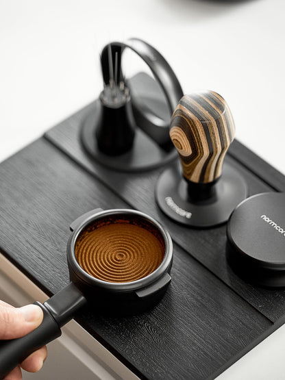 Normcore Espresso Tamping Station, Espresso Tamping Mat, Coffee Tamper Mat, Espresso Accessories Tool for Baristas, Food Grade Non-Slip Silicone, 9.5 Inch x 7.5 Inch