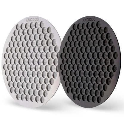 KNODOS 58mm Espresso Puck Screen 2 Pack Stainless Steel Coffee Puck Filter, Ultra-Thin 0.8mm Espresso Screen For 58 mm Portafilters