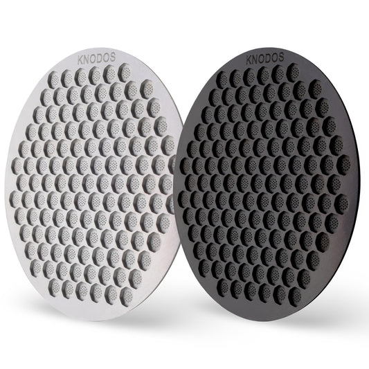 KNODOS 58mm Espresso Puck Screen 2 Pack Stainless Steel Coffee Puck Filter, Ultra-Thin 0.8mm Espresso Screen For 58 mm Portafilters