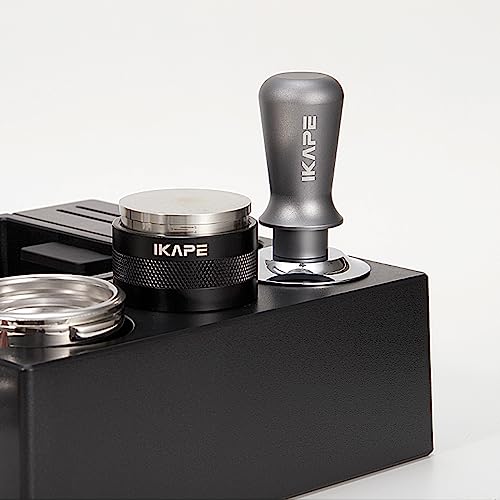 IKAPE 53.3mm Ace Transparent Spring-Loaded Calibrated Tamper