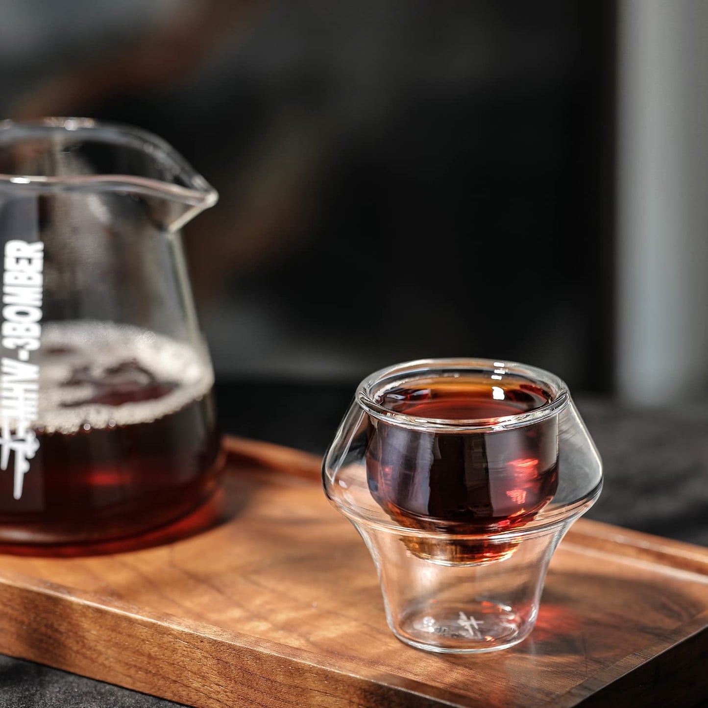 MHW-3BOMBER Double-Wall Glass Espresso Cups (Set of 2) – G5058